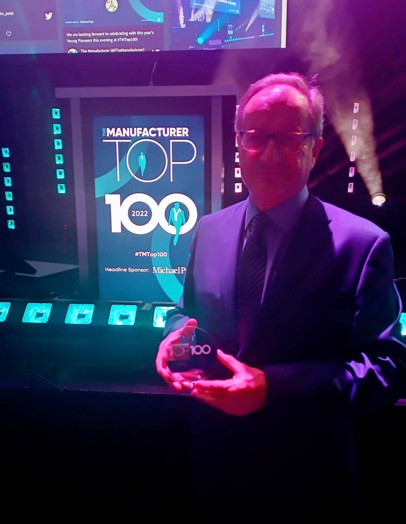 CEO Listed in The Manufacturer Top 100 (2022) The Natural Fibre Company