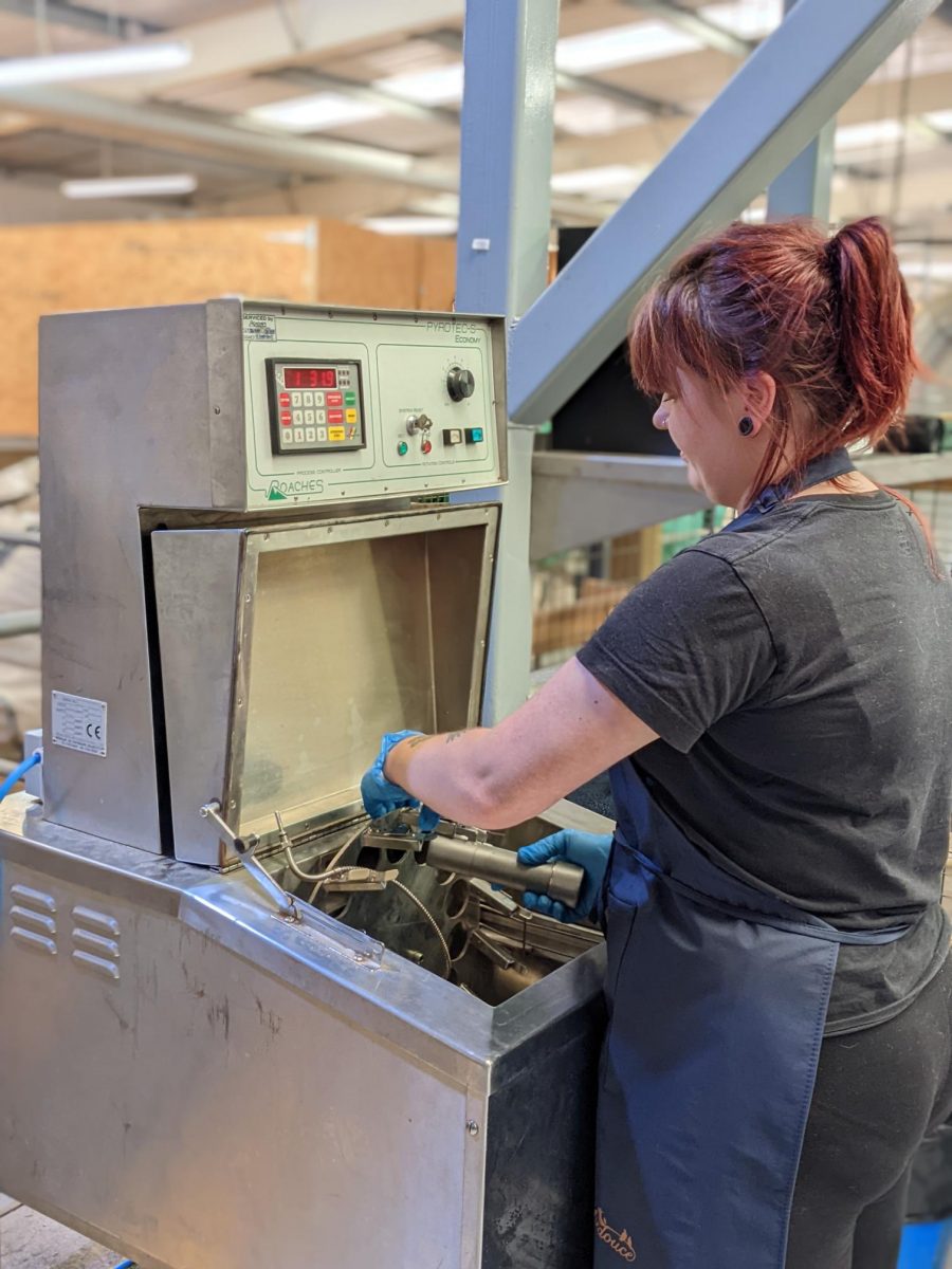 Bethanie, trainee dye technician