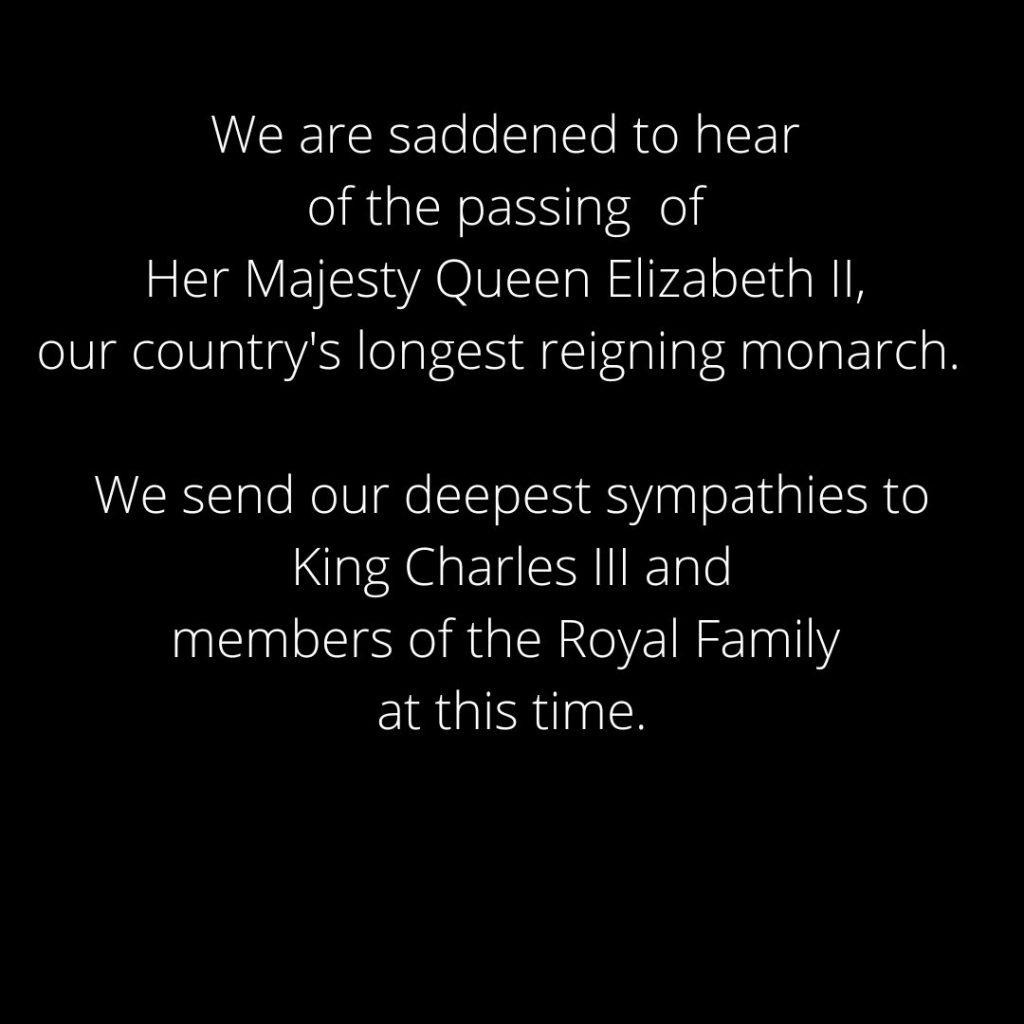 Her Majesty Queen Elizabeth II 1926-2022 The Natural Fibre Company