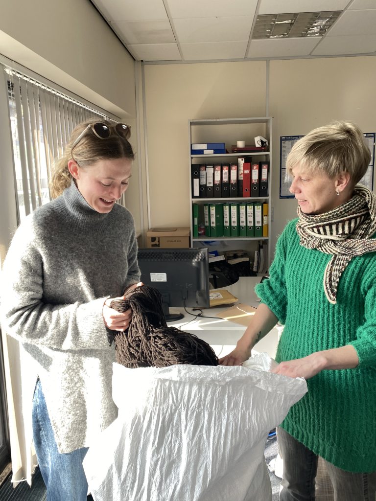Nancy Nicholson and account executive, Beki Gilbert in the NFC office