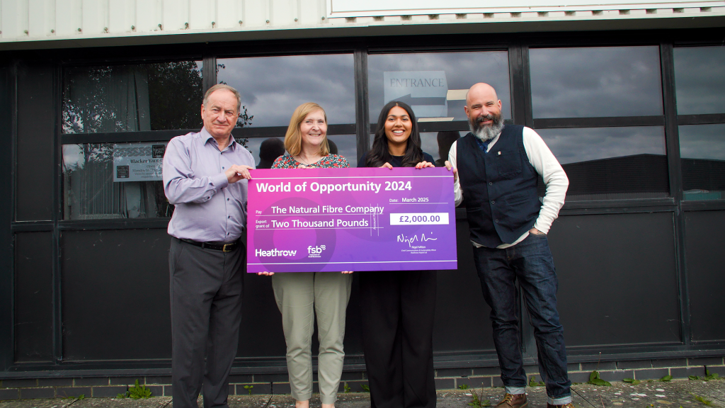 Winners of 2025 Heathrow World of Opportunity Export Grant The Natural Fibre Company